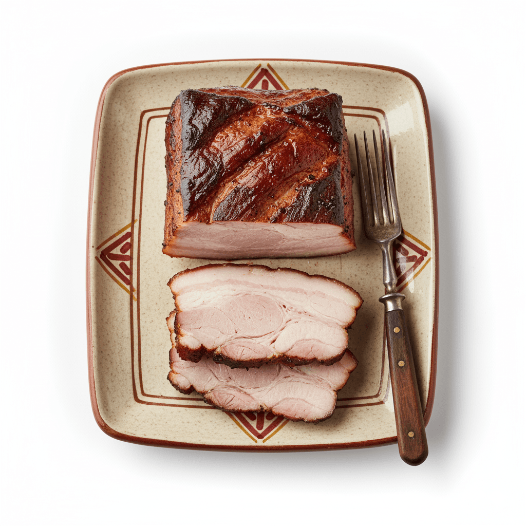 Грудинка варено-копченая